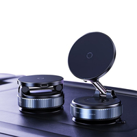 360 °   Support de téléphone portable réglable magnétique avec ventouse à vide ultra-résistante pour chargeur et support mobile