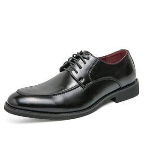 Up-4810r <span class=keywords><strong>homme</strong></span> chaussures confort à lacets bureau en <span class=keywords><strong>cuir</strong></span> PU grande taille décontracté hommes chaussures habillées - Product Image 2