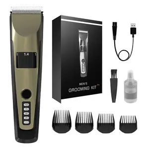 Unibono Alta Qualidade Fabricante Cabelo Removendo Dispositivo Barbeiro Elétrico Cabelo Clipper para Mens Grooming Kit Aço Inoxidável Usb