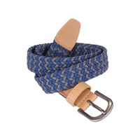 Ceinture de golf classique tressée extensible, style décontracté