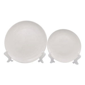 Disesuaikan 8 Inci Piring Sublimasi Keramik, Piring Keramik Tanpa Filamen Putih, Piring Kosong Lampu Bulan - Product Image 4