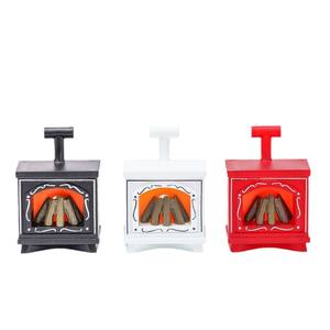 Chimenea de Plástico Moderna para Casa de Muñecas, Modelo de Estufa Brillante, Muebles para Casa de Muñecas, Decoración para Cocina y Sala de Estar, Juguete - Product Image 1