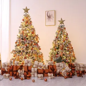 Cây thông Noel nhân tạo lớn màu xanh lá cây, chất liệu PE PVC, bán buôn kích thước 6ft, 7ft, 8ft, 9ft, 10ft, 12ft - Product Image 1