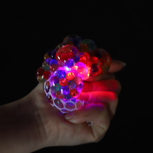 Stress <b>Ball</b> Squishy Toys Stress Reliever <b>LED</b> Squishy <b>Balls</b> Fidget Toys Fun Mesh <b>Balls</b> for Boys Girls - Product Image 2