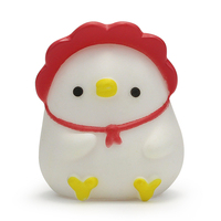 Mini jouet de bain en caoutchouc PVC en forme de canard blanc, couineur et flottant, avec logo personnalisé, pour bébés de 0 à 24 mois, vente en gros