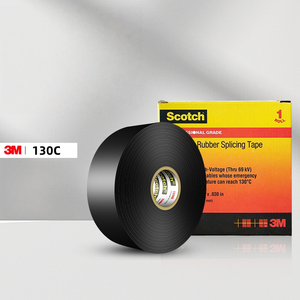Ruban <span class=keywords><strong>isolant</strong></span> électrique haute température 3M 130C original Ruban vinyle à fusion automatique pour applications haute tension <span class=keywords><strong>Noir</strong></span> - Product Image 6
