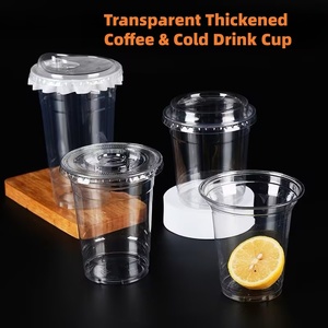 Gobelets en plastique PET pour boissons froides, gobelets jetables de qualité hôtelière pour hôtels, restaurants, boissons froides, fournitures quotidiennes - Product Image 5