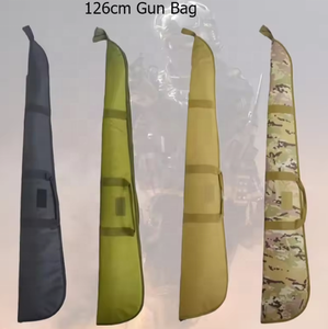 Sac à fusil de 50 pouces, étui tactique pour la chasse en plein air avec coussin de protection en éponge, bandoulière de transport, sac à dos, accessoires de chasse - Product Image 4