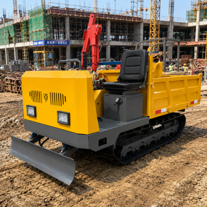 รถดัมพ์ตีนยางขนาด 2 ตัน พร้อมหัวตักแบบรถดันดิน เหมาะสำหรับงานก่อสร้าง - Product Image 1
