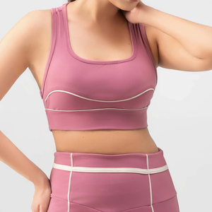 Soutien-gorge de sport pour femme, extensible, athlétique, pour le fitness, le yoga, l'entraînement, vêtements de sport personnalisés, imprimés, légers - Product Image 1