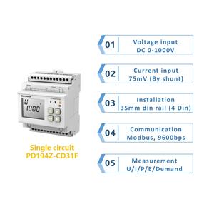 Estación de Carga Rápida para Vehículos Eléctricos, Montada en el Suelo, 2 Canales, con Medidor de kWh, PD195Z-CD32F - Product Image 5