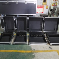 Flight case de mélangeur personnalisé avec niche pour Midas M32 M32R X32 SQ5 SQ6 SQ7