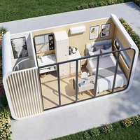 Cabane préfabriquée modulaire personnalisable de type Apple pour bureau, atelier, entrepôt et kiosque de vente au détail
