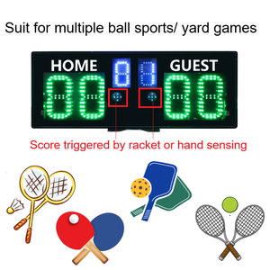 Marcador Digital LED con Sensor de Raqueta y Pantalla de Puntuación Desarrollado por la Fábrica Ganxin para Canchas de Pickleball y Juegos de Pádel - Product Image 2