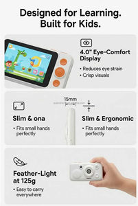 Cámara Digital Infantil OEM con IA, Video 4K, Sensor CMOS, Reconocimiento de 8 Personajes con IA, Pantalla IPS de 4.0 Pulgadas para el Aprendizaje y el Diversión - Product Image 5