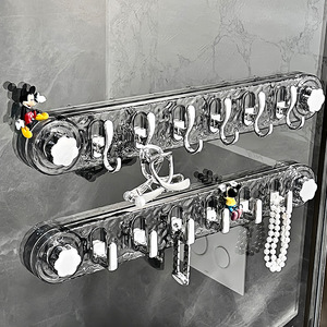 Crochet <span class=keywords><strong>mural</strong></span> adhésif de luxe léger avec ventouse puissante, crochet à vêtements sans trace pour porte de salle de bain, cuisine, sacs - Product Image 2