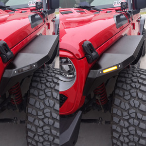 Guardabarros de aleación de aluminio para Jeep JL, accesorios exteriores, 2018 + JL, Lantsun JL1143 - Product Image 6