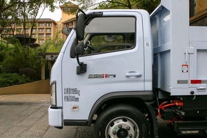 Camion <span class=keywords><strong>benne</strong></span> électrique Foton 4x2 3,7 m, batterie 106,95 kWh, autonomie 240 km, camion <span class=keywords><strong>benne</strong></span> hydraulique léger pour la construction urbaine - Product Image 5