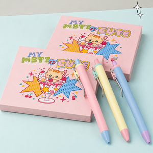 Cuaderno <span class=keywords><strong>de</strong></span> Dibujo <span class=keywords><strong>de</strong></span> Bolsillo A6 para Estudiantes con Juego <span class=keywords><strong>de</strong></span> Bolígrafos, Tapa Blanda <span class=keywords><strong>de</strong></span> Plástico, 100 Hojas con Líneas Horizontales y Cuadrículas, Páginas en Blanco, Regalo - Product Image 1