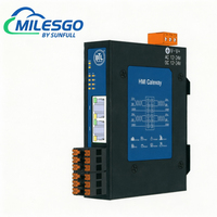 Passerelle IoT industrielle Sunfull HMI2004-ARM avec 2 Ethernet, 4 RS485, BACnet MS/TP vers MQTT, OPC UA, Modbus TCP, convertisseur Linux, montage sur rail DIN