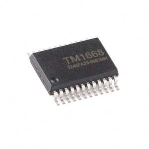Circuitos Integrados, Chip IC 1668 TM1668 SSOP-24, Chip IC de Control de Accionamiento LED - Product Image 1