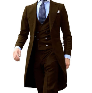 <span class=keywords><strong>Completo</strong></span> Casual da <span class=keywords><strong>Uomo</strong></span> a 3 Pezzi: <span class=keywords><strong>Gilet</strong></span> Lungo, Pantaloni e Giacca Sehe Fashionbisou - Product Image 4