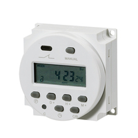 Microordenador Digital CN101A, programador semanal de 7 días, interruptor temporizador electrónico, relé de tiempo de 220V con cuenta regresiva de 12V CC para ventilador de luz