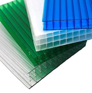 Nhà Máy Bán buôn <span class=keywords><strong>Polycarbonate</strong></span> Hội Đồng Quản trị PC trong suốt ánh nắng mặt trời Hội Đồng Quản trị bốn lớp tổ ong tấm mặt trời PC tấm dập nổi - Product Image 5