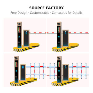 Toptan Transhare TS211 + 9912 otomatik plaka tanıma sistemi Park Metal düz Bar bom bariyer kapısı yüksek - Product Image 2
