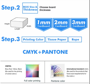 कस्टम मोड़े हुए नालीदार कागज हवाई जहाज डाक बॉक्स से प्रिंट ब्रांड लोगो पैकेजिंग कार्डबोर्ड मेलर शिपिंग बॉक्स - Product Image 6