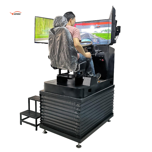 Excellent Service Real Feeling Driving Car Simulator With Motion Chair