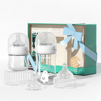 Baby Amazon Hot Selling BPA Free Glass Baby Feeding Bottle Gift Pack Factory Wholesale Infant Baby Bottles