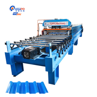 Machine de formage de tôles trapézoïdales en acier galvanisé entièrement automatique pour l'Afrique du Sud et le Zimbabwe