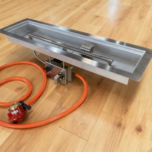 60 cm Edelstahl Linear Gas Feuerstelle Brenner für Outdoor Feuerstelle Tisch. - Product Image 3