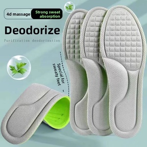 Soletta Sportiva 4D <span class=keywords><strong>in</strong></span> <span class=keywords><strong>Memory</strong></span> <span class=keywords><strong>Foam</strong></span> <span class=keywords><strong>con</strong></span> Massaggio, Nuova, per Uomo e Donna, Assorbe Sudore, Anti-Odore, Traspirante, Morbida, Ammortizzante - Product Image 5