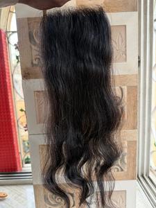 Comprar Peluca de Cabello Humano con Cierre 5x5, Negra Natural, Textura Ondulada, Encaje Suizo, para Mujer, Estilo de Salón - Product Image 1