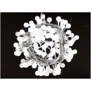 Cadena de 100 Luces LED con Diseño de Bolas de Nieve Navideñas, 5 Metros - Product Image 1