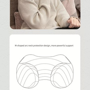 Neck Massage Pillow Heating Vibration Kneading Electric Cervical Shoulder Massage Products Relaxing Massager for Travel - Product Image 6