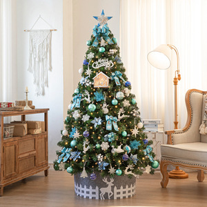 ต้นคริสต์มาสพลาสติกคุณภาพสูง ดีไซน์หรูหรา สไตล์ไลท์อินส์ พร้อมของตกแต่ง สำหรับใช้ในบ้านและห้างสรรพสินค้า - Product Image 4