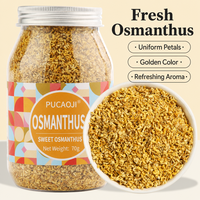 Fleurs d'Osmanthus séchées, Thé d'Osmanthus, Osmanthus frais à consommer, Osmanthus doré déshydraté, Nouvelles fleurs pour infuser de l'eau