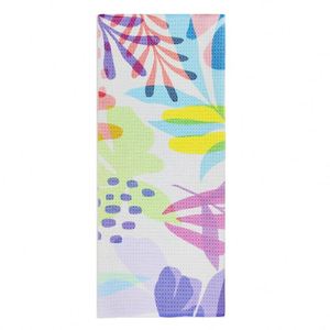 Chiffon de nettoyage en microfibre super absorbant à motif gaufré avec logo personnalisé pour la cuisine et la vaisselle - Product Image 4