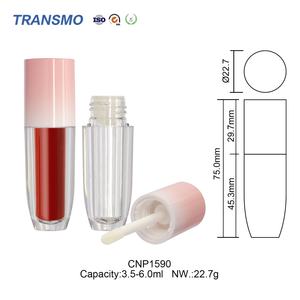 Tube de rouge à lèvres liquide vide de luxe écologique personnalisé, 3,5 à 6 ml, tube de gloss à lèvres, flacons de gloss à lèvres, emballage cosmétique - Product Image 2
