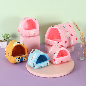 Nid pour animaux de compagnie pour Hamster accessoires lit pour animaux de compagnie souris coton maison petit Animal nid hiver chaud pour lapin/rongeur/cochon d'inde/<span class=keywords><strong>Rat</strong></span> - Product Image 5