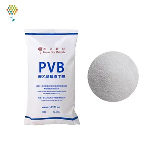 고무 중합체 cas 63148-65-2 polyvinyl butyral (pvb) 에 있는 사용