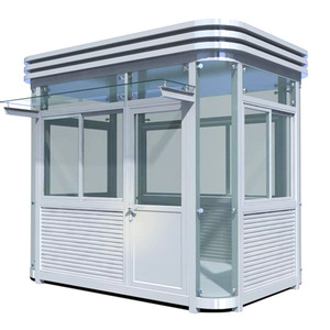 Poste de Garde en Structure Acier, Design Moderne, Cadre en Acier Léger, Résistance au Vent 121+ mph - Product Image 1