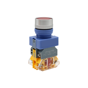 Interrupteur à bouton en plastique LAY37-11BN 22mm 1NO1NC, 10A 600V, bouton à réinitialisation automatique avec lumière, frais de port non inclus - Product Image 4