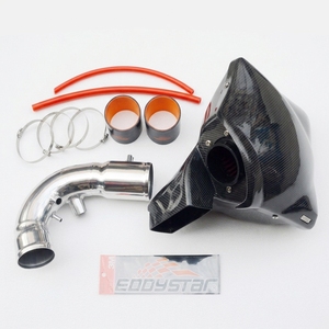 Kit d'admission d'air froid en fibre de carbone EDDYSTAR pour Ford Mustang GT 5.0L V8 Coyote 2011-2014, BR3Z9600C - Product Image 1
