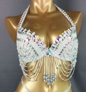 Nuovi Costumi da Danza del Ventre per Donna, Top con Perline e Paillettes per Danza del Ventre - Product Image 4