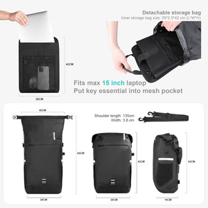 <span class=keywords><strong>Mochila</strong></span> de Ciclismo de negocios <span class=keywords><strong>para</strong></span> hombre, bolsa deportiva impermeable <span class=keywords><strong>para</strong></span> <span class=keywords><strong>bicicleta</strong></span>, zapatos <span class=keywords><strong>para</strong></span> <span class=keywords><strong>casco</strong></span>, ropa - Product Image 2
