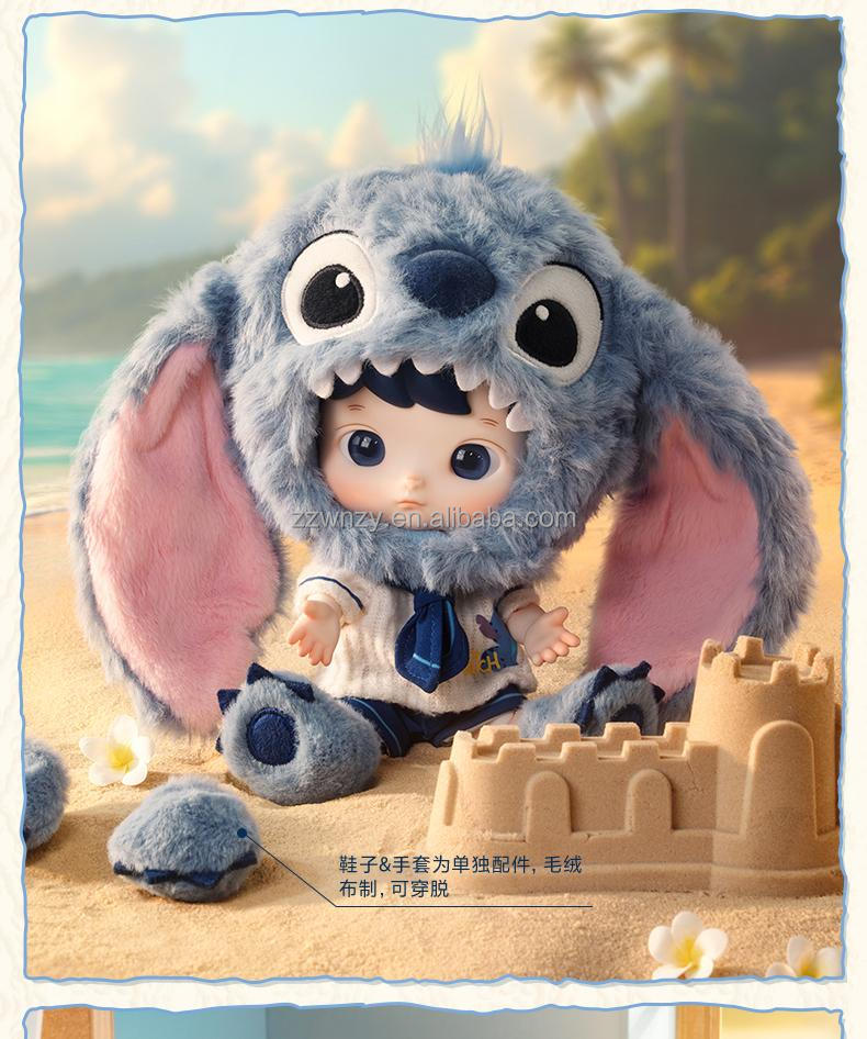 POPMART Hacipupu Stitch 1/8 フィギュア Pop Mart HACIPUPU Stitch 1/8 Figure - US